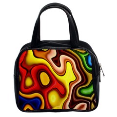 Pattern Background Structure Classic Handbag (two Sides) by Pakrebo