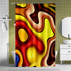 Pattern Background Structure Shower Curtain 48  X 72  (small)  by Pakrebo