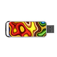 Pattern Background Structure Portable Usb Flash (one Side) by Pakrebo