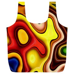 Pattern Background Structure Full Print Recycle Bag (xl) by Pakrebo