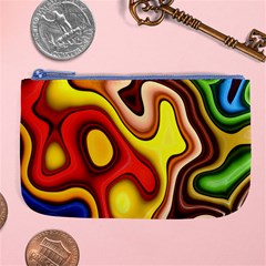 Pattern Background Structure Large Coin Purse by Pakrebo