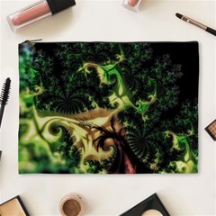 Fractal Cauliflower Green Rendered Cosmetic Bag (xl) by Pakrebo