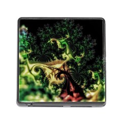 Fractal Cauliflower Green Rendered Memory Card Reader (square 5 Slot) by Pakrebo