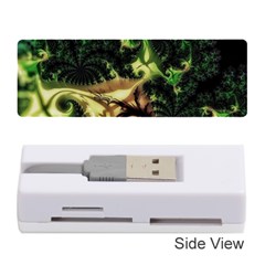 Fractal Cauliflower Green Rendered Memory Card Reader (stick) by Pakrebo