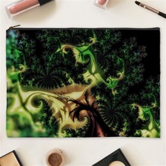 Fractal Cauliflower Green Rendered Cosmetic Bag (xxxl) by Pakrebo