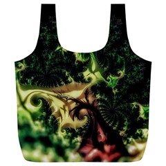 Fractal Cauliflower Green Rendered Full Print Recycle Bag (xl) by Pakrebo