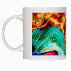 Fractal Mandelbrot Art Wallpaper White Mugs by Pakrebo