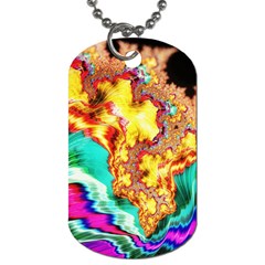 Fractal Mandelbrot Art Wallpaper Dog Tag (two Sides) by Pakrebo