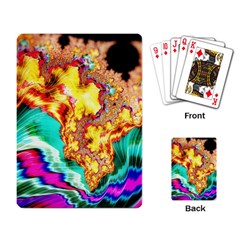 Fractal Mandelbrot Art Wallpaper Playing Cards Single Design by Pakrebo