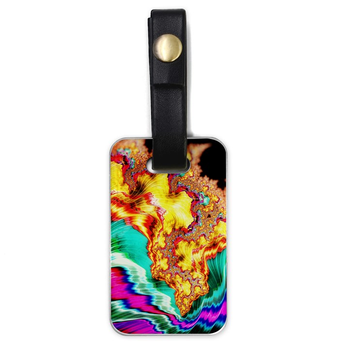 Fractal Mandelbrot Art Wallpaper Luggage Tags (One Side) 