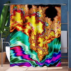 Fractal Mandelbrot Art Wallpaper Shower Curtain 60  X 72  (medium)  by Pakrebo