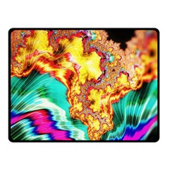 Fractal Mandelbrot Art Wallpaper Double Sided Fleece Blanket (small)  by Pakrebo