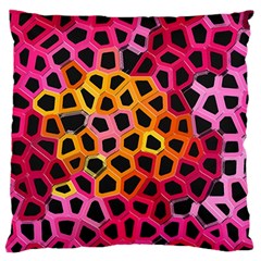 Mosaic Structure Pattern Background Standard Flano Cushion Case (one Side) by Pakrebo