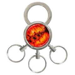 Red Fractal Mandelbrot Art Wallpaper 3-ring Key Chains