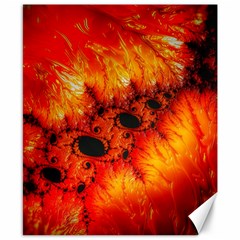 Red Fractal Mandelbrot Art Wallpaper Canvas 8  X 10  by Pakrebo