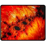 Red Fractal Mandelbrot Art Wallpaper Fleece Blanket (Medium)  60 x50  Blanket Front