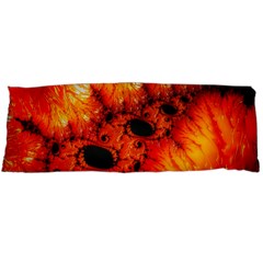 Red Fractal Mandelbrot Art Wallpaper Body Pillow Case (dakimakura) by Pakrebo