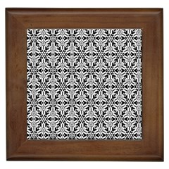 Ornamental Checkerboard Framed Tiles by Mariart