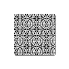 Ornamental Checkerboard Square Magnet by Mariart