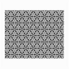 Ornamental Checkerboard Small Glasses Cloth (2-side) by Mariart