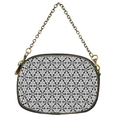 Ornamental Checkerboard Chain Purse (one Side) by Mariart