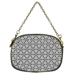 Ornamental Checkerboard Chain Purse (two Sides) by Mariart