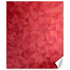 Triangle Background Abstract Canvas 20  X 24  by Mariart