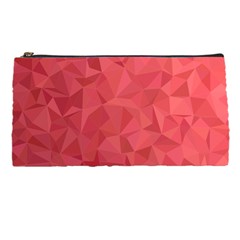 Triangle Background Abstract Pencil Cases