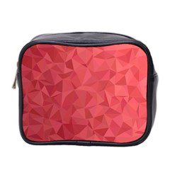 Triangle Background Abstract Mini Toiletries Bag (two Sides) by Mariart