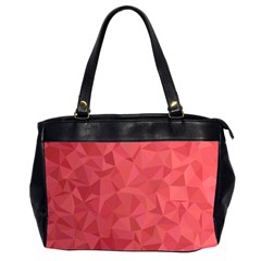 Triangle Background Abstract Oversize Office Handbag (2 Sides) by Mariart