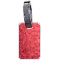 Triangle Background Abstract Luggage Tags (one Side)  by Mariart