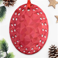 Triangle Background Abstract Ornament (oval Filigree) by Mariart