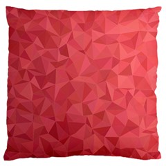 Triangle Background Abstract Large Flano Cushion Case (two Sides) by Mariart