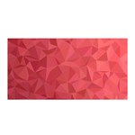 Triangle Background Abstract Satin Wrap Front