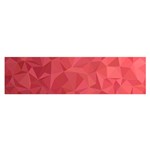 Triangle Background Abstract Satin Scarf (Oblong) Front