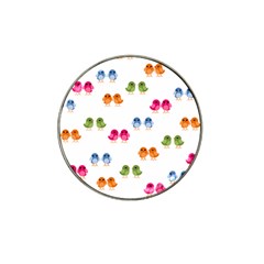 Pattern Birds Cute Hat Clip Ball Marker by Mariart