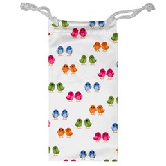 Pattern Birds Cute Jewelry Bag by Mariart