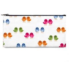 Pattern Birds Cute Pencil Cases by Mariart