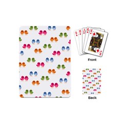 Pattern Birds Cute Playing Cards (mini) by Mariart