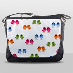 Pattern Birds Cute Messenger Bag by Mariart