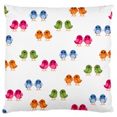 Pattern Birds Cute Large Cushion Case (one Side) by Mariart