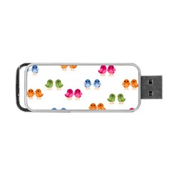 Pattern Birds Cute Portable Usb Flash (two Sides) by Mariart