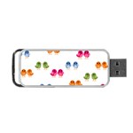 Pattern Birds Cute Portable USB Flash (Two Sides) Front