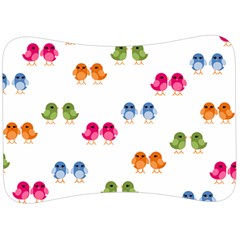 Pattern Birds Cute Velour Seat Head Rest Cushion