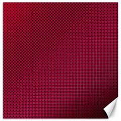 Red Black Pattern Background Canvas 16  X 16  by Mariart