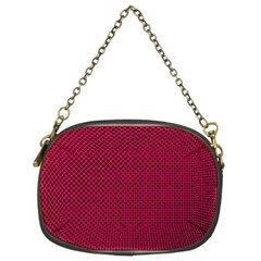 Red Black Pattern Background Chain Purse (two Sides) by Mariart