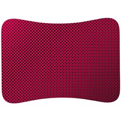 Red Black Pattern Background Velour Seat Head Rest Cushion