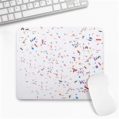 Ribbon Polka Large Mousepads by Mariart