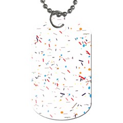 Ribbon Polka Dog Tag (one Side) by Mariart