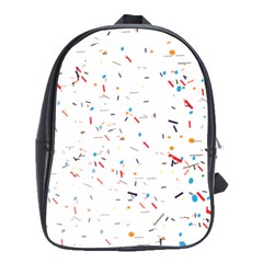 Ribbon Polka School Bag (large) by Mariart